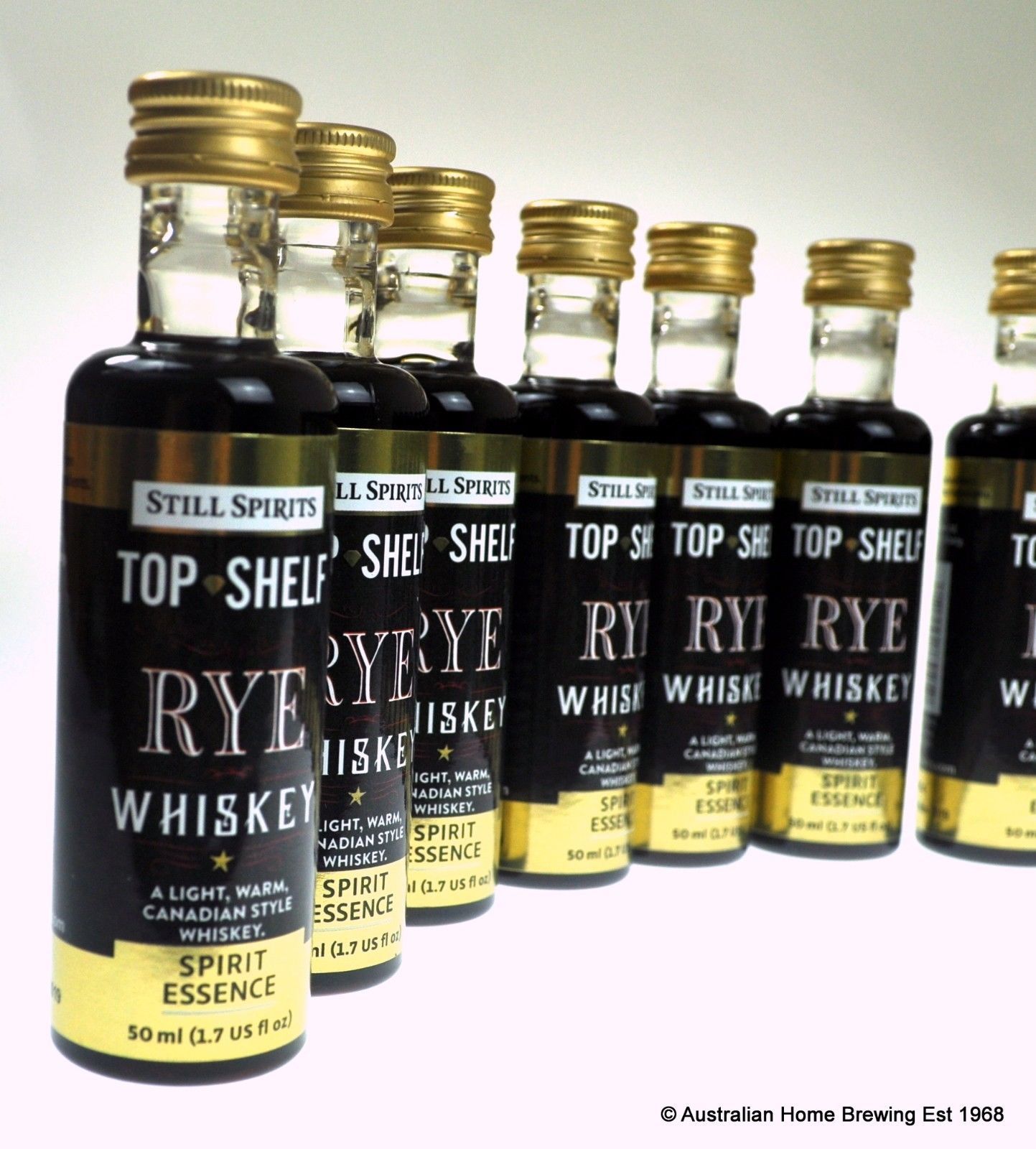 20x Still Spirits Top Shelf Rye Whiskey essence homebrew spirit