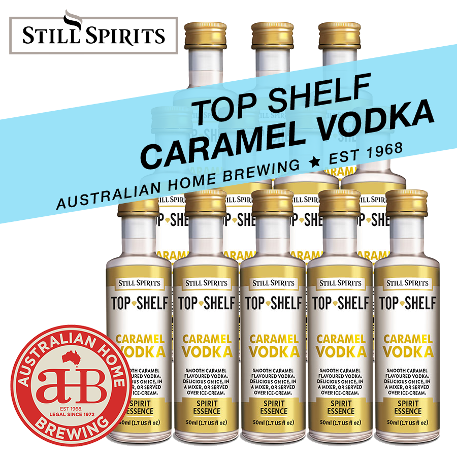 4 Pack Still Spirits Top Shelf Caramel Vodka