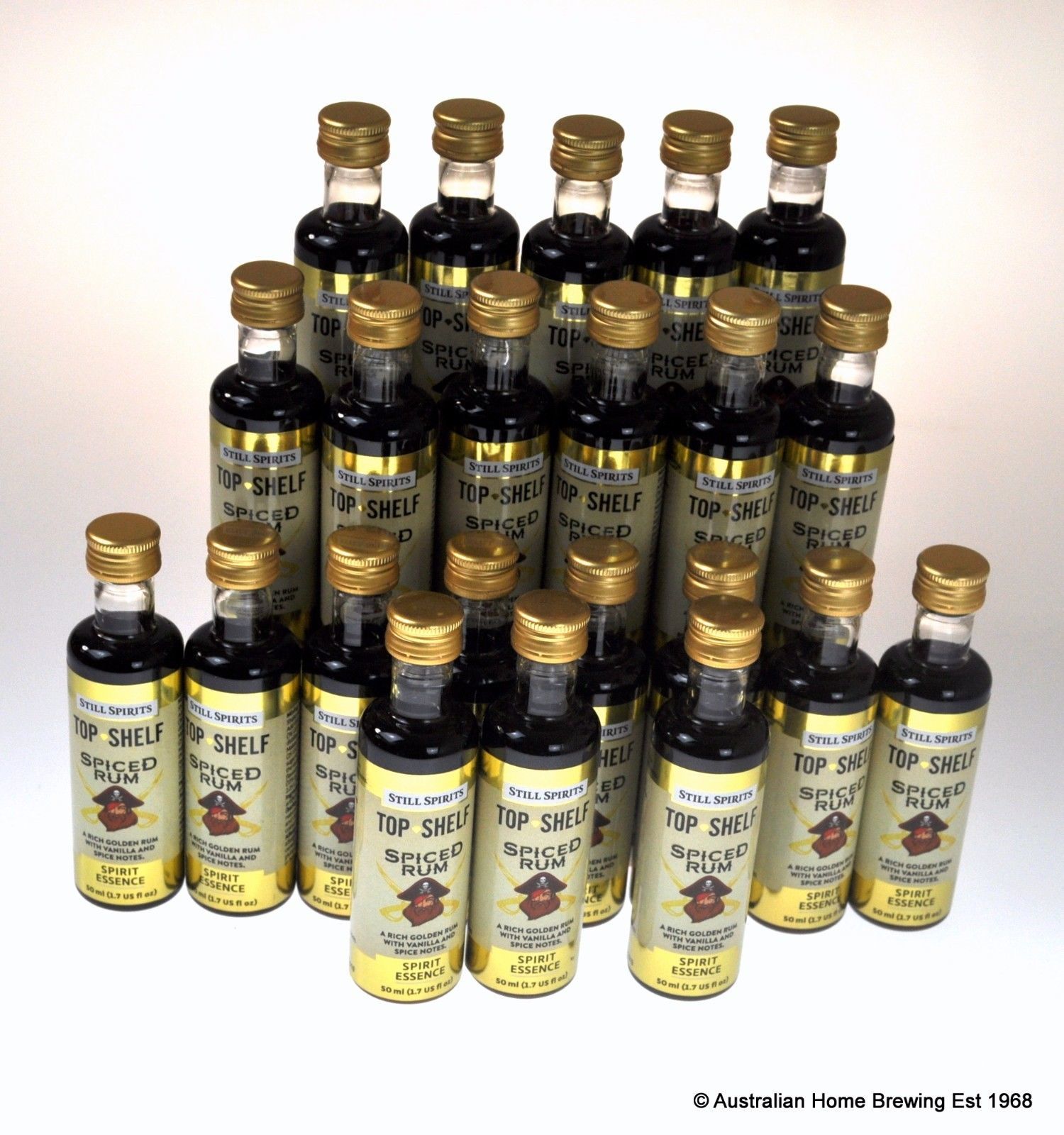 36 Pack Still Spirits Top Shelf Spiced Rum Essence home brew spirit