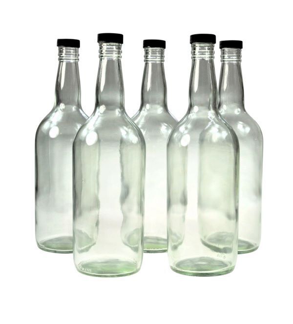 12x Spirit Bottle Glass 1125ml & Cap home brew bottles eBay