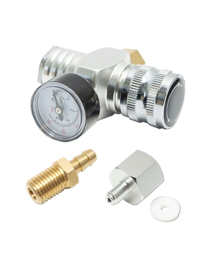Keg Charger CO2 & Regulator (Inc Bulb or Cylinder Adaptor)