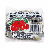 Crown Seals Passata Sauce Caps  x 100  Tomato Sauce bottle Caps image