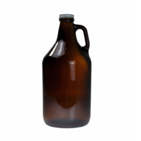 Growler Beer Bottle 1.9lt  64oz with metal screw cap image