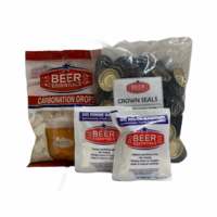 Bottling & Carbonation Pack ( 100 Crown Seals, Carbonation Drops , 2 x No-Rinse Sanitiser sachets) image