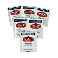 6 Pack No-Rinse Sanitize 25g / Steriliser image