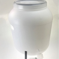 Fermenter 60L Drum & airlock, tap & thermometer image