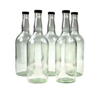 16 x Spirit Bottle Glass 1125ml & cap image