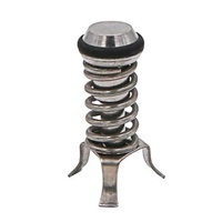 Poppet valve for keg tank plug image