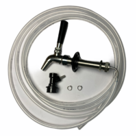 Stainless Steel Beer Tap & Line & Disconnect TruFlow Beer Tap  image