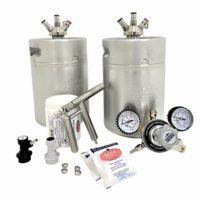 Keg Set  -Twin 5Lt Mini Kegs & Pluto Gun - Mangrove Jack's image