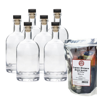 Captain Morgan Black Spiced Rum Recipe plus - 6 Pack - Craft Spirit Bottles image