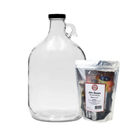 Jim Beam Recipe Kit plus 5lt Glass Bottle with screw Cap image