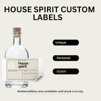 6 Pack - Custom "House Spirit" Bottle Labels image