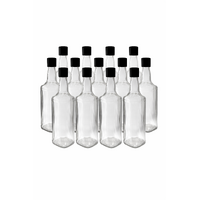 12x Spirit Bottles Whiskey & Cap 700ml image