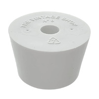 Rubber Bung 38 - 46mm + hole / suits 5lt Glass Screw lid Demijohn image