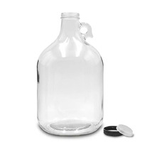 Glass Bottle Demijohn 5lt with handle / Carboy  image