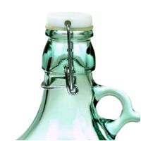 Clip Top Lid for Glass Bottle Demijohn 5lt with handle / Carboy image