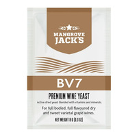 Wine yeast - Mangrove Jack's BV7 White 8g image