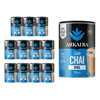 12 Pack Arkadia Chai Tea Low Sugar 240g image
