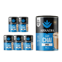 6 Pack Arkadia Chai Tea Low Sugar 240g image