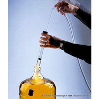PET Plastic Carboy 23L Easy Siphon, airlock, bung, thermo & 1mx 8mm tubing image