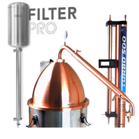 ULTIMATE TURBO 500 COPPER, ALEMBIC POT STILL & FILTER PRO SYSTEM Distillery Kit image