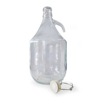 Glass Bottle Demijohn 5lt with Clip Top  image