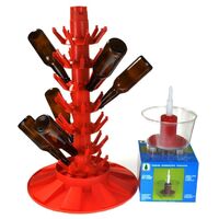 Tree Rinser Combo Pack - Bottle Draining Tree & Bottle Rinser  image