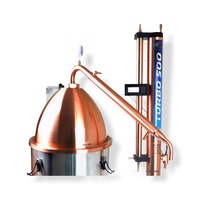 ULTIMATE TURBO 500 COPPER & ALEMBIC POT STILL Distillery Kit  image