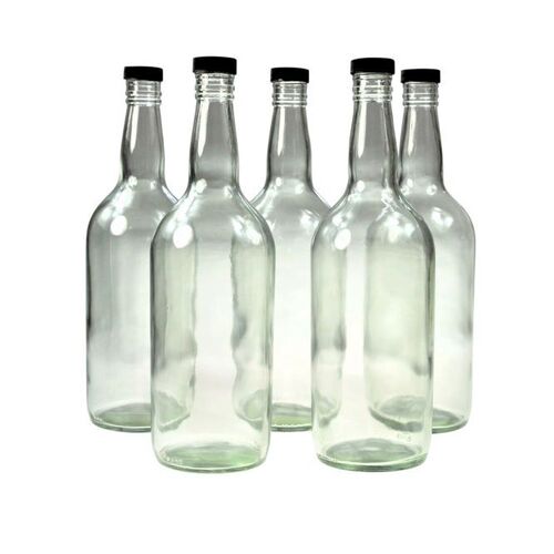 16 x Spirit Bottle Glass 1125ml & cap