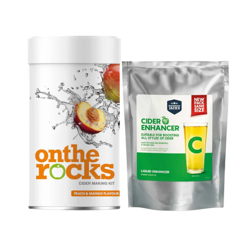 On The Rocks Cider Peach & Mango + Cider Enhancement 1.2kg