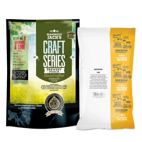 Mangrove Jacks Craft Series Cider Raspberry & Lime 2.4 kg + Dextrose 1kg