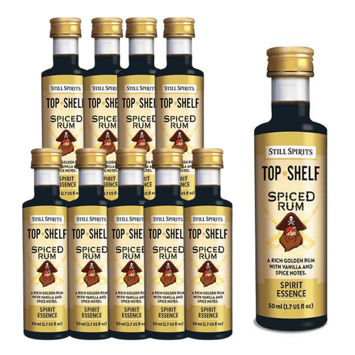 10 x Still Spirits Top Shelf Spiced Rum