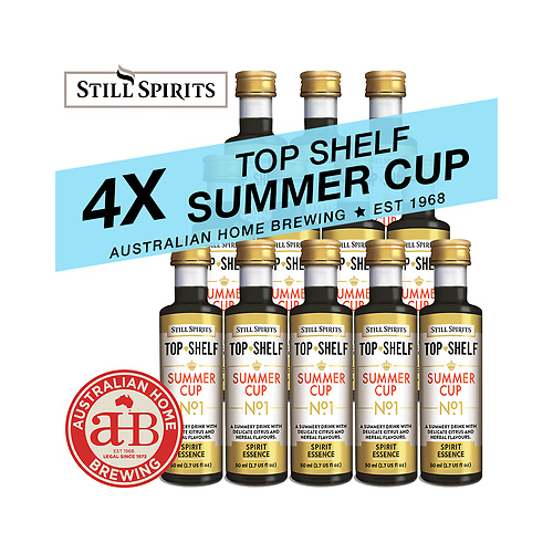 4 x Still Spirits Top Shelf  Summer Cup No1  essence Pimms style home brew