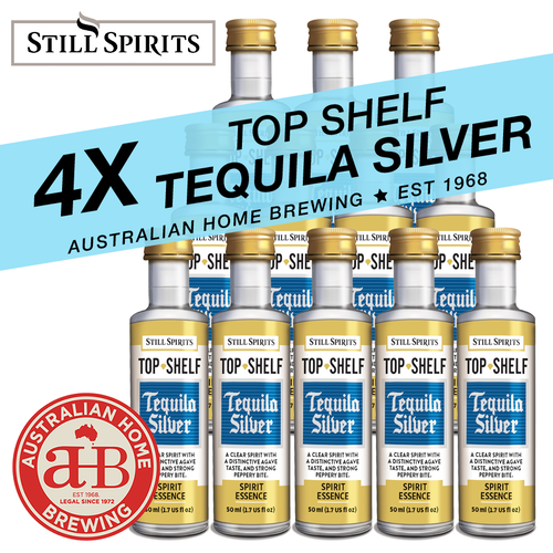 4 x Still Spirits Top Shelf Tequila Silver Essence