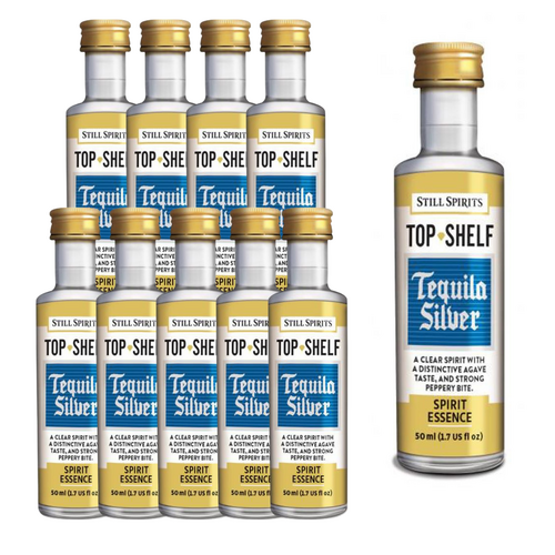 10 x Still Spirits Top Shelf Tequila Silver Essence 