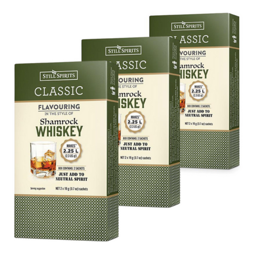 3 x Still Spirits Classic Shamrock Whiskey / Irish Whiskey - Top Shelf Select