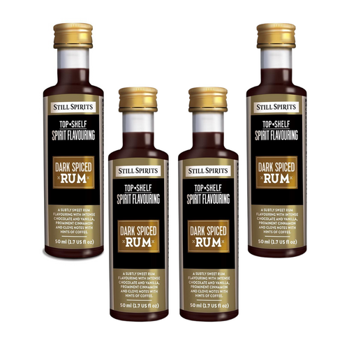 Still Spirits Top Shelf 4 Pack Dark Spiced Rum Essence