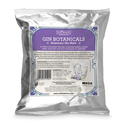 Still Spirits Gin Botanicals Rosemary