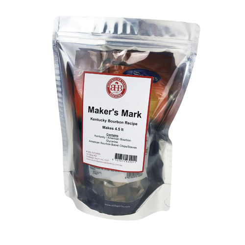 Spirit Recipe Kit Spirit Maker's Mark Bourbon 4.5lt 