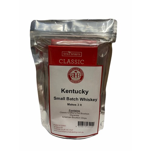 NEW Spirit Recipe Kit Kentucky Small Batch Bourbon 3Lt 