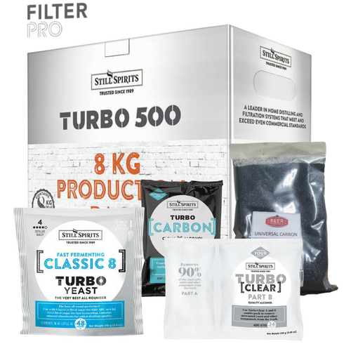 FILTER PRO CLASSIC 8 -  8kg Production Pack with Turbo Carbon, Turbo Clear & 500g Carbon