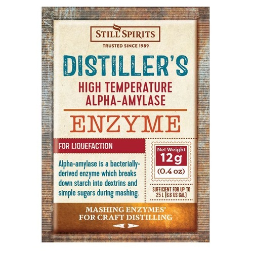 Still Spirits Distiller's Enzyme Alpha Amylase 12gr - distillers