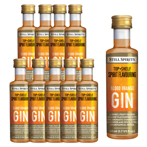 10 x Still Spirits Top Shelf Blood Orange Gin