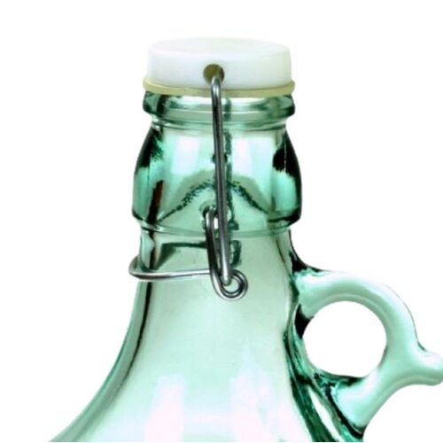 Clip Top Lid for Glass Bottle Demijohn 5lt with handle / Carboy