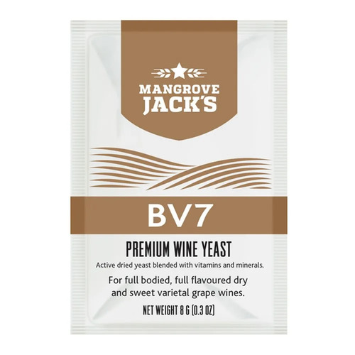 Wine yeast - Mangrove Jack's BV7 White 8g