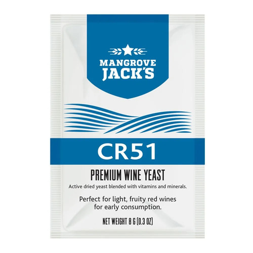 Wine yeast - Mangrove Jack's CR51 Pinot 8g