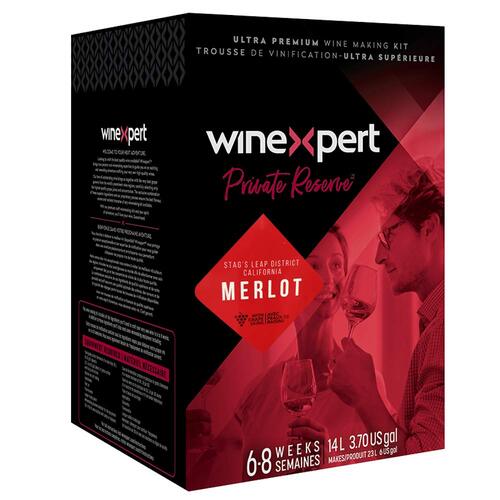 Wine Kit California Stags Leap Merlot - Winexpert Private Reserve