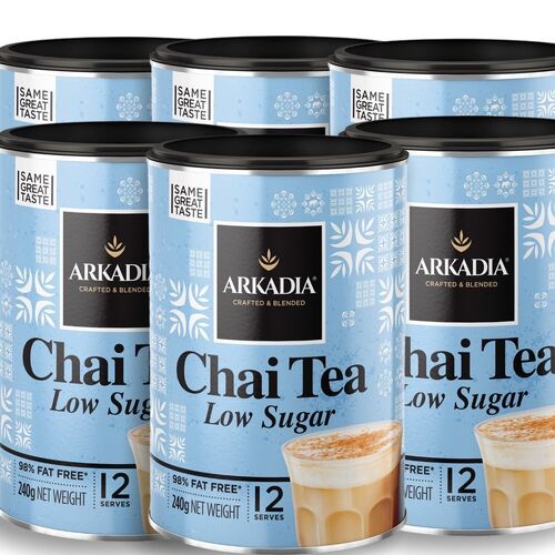 12 Pack Arkadia Chai Tea Low Sugar 240g