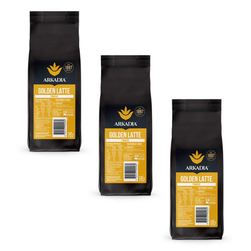 3x Arkadia Golden Latte 500g